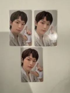 &TEAM パウプリ ツアー FC 会場限定 トレカ ハルア HARUA 3枚