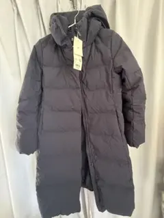 ユニクロ シームレスダウンロングコート 69 Navy Sのサムネイル