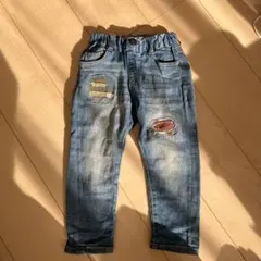 REGULARS キッズ デニムパンツ ダメージ加工