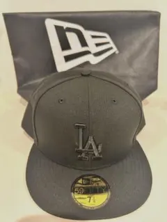 ニューエラ　59FIFTY ロサンゼルス・ドジャース ブラック × ブラック