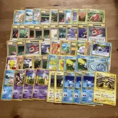 ポケモンカードゲーム 旧裏面等　大量セット まとめ売り ポケモンカード 旧裏面 大量まとめ売り 旧裏 50枚 - メルカリ