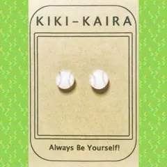 【専用】♫再販♫■名入れ可■野球ボールのピアス