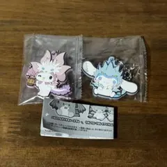 【送料無料】モンスターハンター × サンリオキャラクターズ ラバーマスコット2点