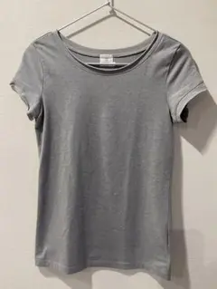 栗原はるみ　シンプル グレー 半袖 Tシャツのサムネイル