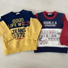 ダブルビー　トレーナー　詰め合わせ　90cm