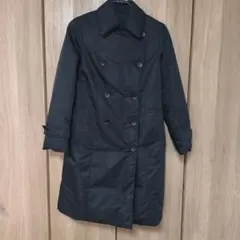 icb ブラック ダウンジャケット ダブルブレスト