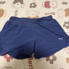 PUMA 陸上用ランニングパンツ ブルー Lサイズ