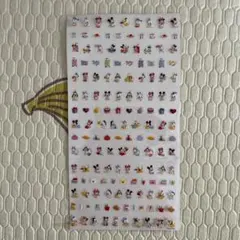 ミッキー ミニー キャラクターシール　平成レトロ　手帳、スケジュール帳