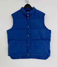 スペシャル 80s アメリカ製 エルエルビーン ダウンベスト L ネイビーブルー