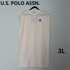 【未使用】　U.S. POLO ASSN. フレンチスリーブ ワンピース　3L