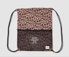 浜崎あゆみ MFC STORE レオパード柄 ナップサック ピンク ヒョウ柄