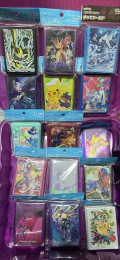 【新品・未開封】ポケカ デッキシールド まとめ売り 15点 シロナ アセロラ 他