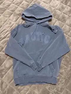 NAUTICA ノーティカ ピグメント加工 スウェット パーカー M フーディ