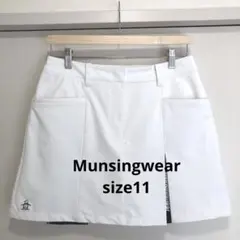 Munsingwear マンシングウェア　 ゴルフスカート　サイズ11 白色