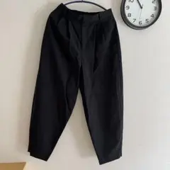 ユニクロレディースブラック ワイドパンツ Mサイズ
