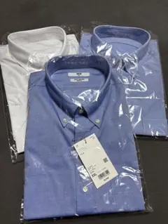 【新品未開封】ユニクロ ワイシャツ3枚セット XXL 半袖2 長袖1　+おまけ1