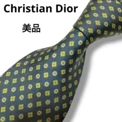 ❁美品❁　Christian Dior ディオール ネクタイ 総柄 花柄