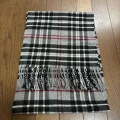 【ノーブランド】【期間限定】　チェック柄　マフラー