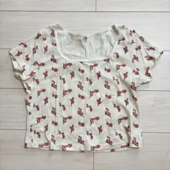 スクエアネック Tシャツ