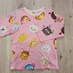 ディズニー ツムツム　ロンT　ピンク　100　H&M