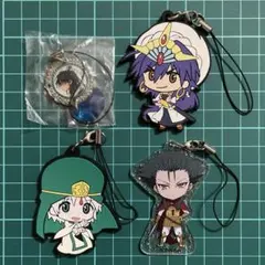 練白龍＆黒きマギ ジュダル 特製ラバーストラップ マギ 26巻特典