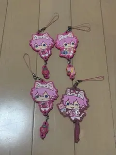すとぷり さとみくん ラバーストラップ 4点セット まとめ売り
