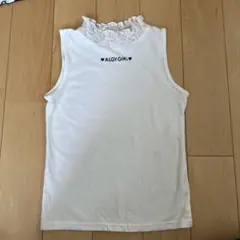 ALGY GIRL フリル付きタンクトップ ホワイト