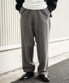 WEGO グレー　イージー ストレートデニム ゴムウエスト ほぼ未使用