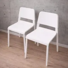IKEA TEODORES チェア2脚セット白ダイニング美品のサムネイル