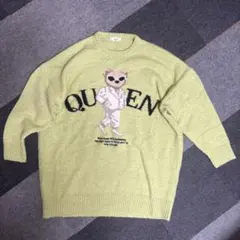 Darich ライムグリーン ニット セーター