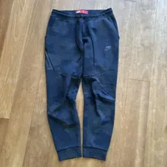 廃盤 希少モデル NIKE テックフリース ジョガーパンツ ドットカモ M 黒