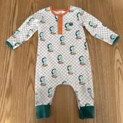 moimoln キャラクター付きロンパース　グリーン