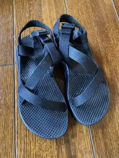 【美品】Chaco ブラック サンダルのサムネイル