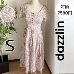 dazzlin ダズリン 小花柄ワンピース S 定価7590円