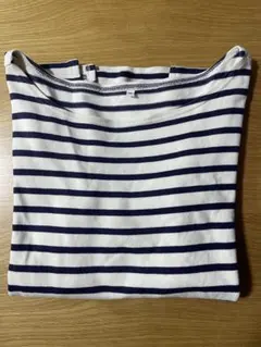 【無印良品】ボーダー長袖Tシャツ Mサイズ 100%コットン