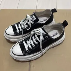 CONVERSE REACT ブラックスニーカー