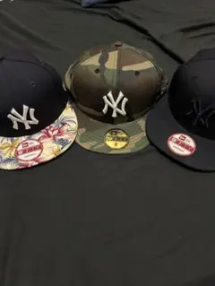 New Era ニューヨーク・ヤンキース キャップ 迷彩　3個セット
