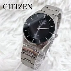 美品 シチズン BJ6486-20E エコドライブ サファイアガラス ブラック
