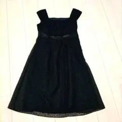 any sis 黒 ワンピース 結婚式 ドレス オンワード樫山 二次会