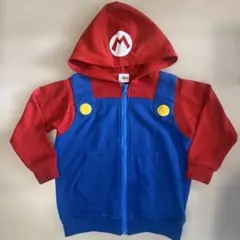 USJ公式　マリオ フード付きパーカー　110cm