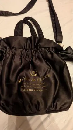Maison de FLEUR 2way ショルダーバッグ ブラックのサムネイル