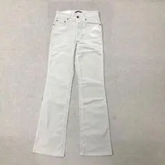 ユニクロ　ブーツカットパンツ　コーデュロイ　グレー　Sサイズ　レディース