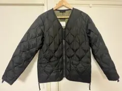 TAION ミリタリー Ｖネックジップ ダウンジャケット