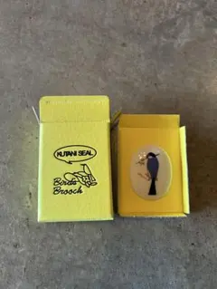 KUTANI SEAL 文鳥　ブローチ