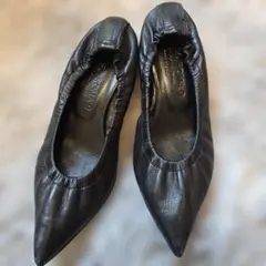 CORSO ROMA 9 ブラックパンプス