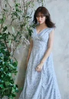 herlipto lace trimmed floral dress