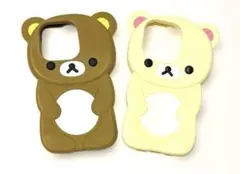 リラックマ ・コリラックマ　シリコンiPhone14Proケース2個セット