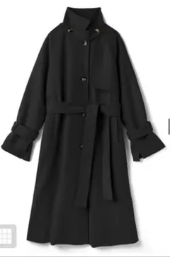 グレイル　アウター　ロングコート　トレンチ　黒　Sサイズ