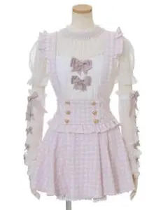 リズリサ LIZLISA スカパン ギンガムチェック