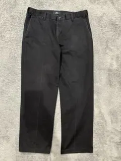 00s Dockers ブラック ワイド チノスラックス 34/30のサムネイル